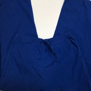 Salus Scrub Bottoms Sz XL Blue. Drawstring pockets
